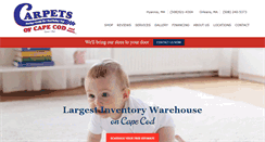 Desktop Screenshot of carpetsofcapecod.com